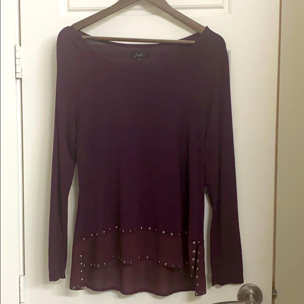 Red Long Sleeve Shirt